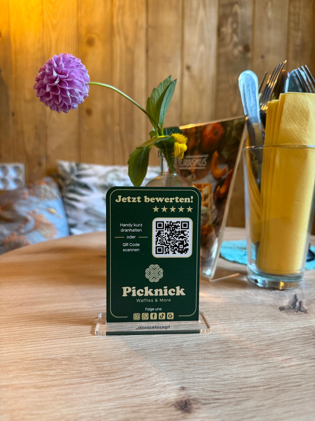 mumaboard für Restaurants